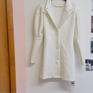 Elegant White Women's dress